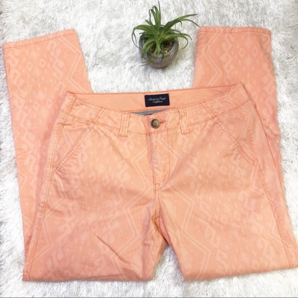 American Eagle Aztec Skinny Colored Jeans